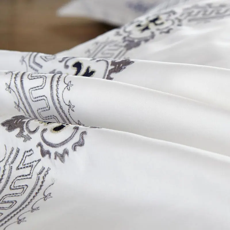 New Soft Cotton King Size Bed Linen Sheets Hotel Quality White