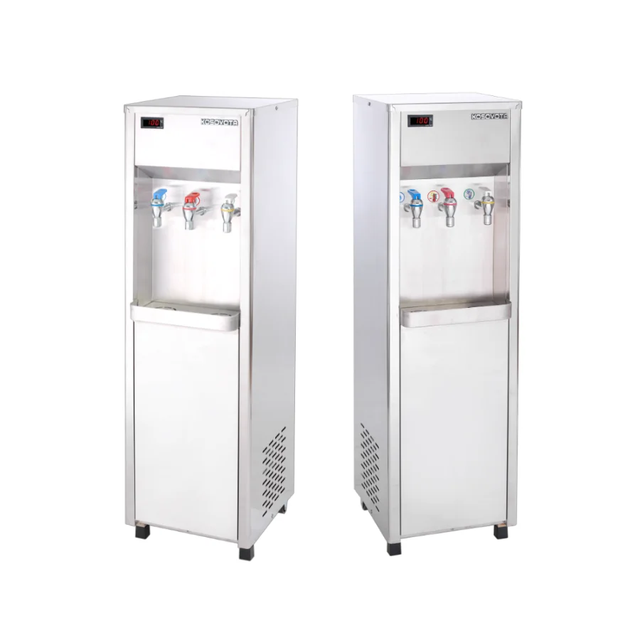 Hot And Cold Water Purifier Has A 100GPD Hot Selling RO Drinking Water Filtration System With Stainless Steel Shell