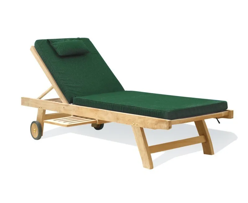 Wholesale Price Wood Sunbed with Teak Chemical Outdoor Furniture Pool Sun Lounger Chair Reclining - Hotel Exterior Furniture