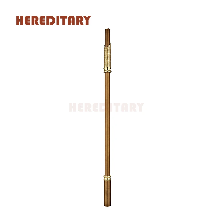 Customized design aluminum balustrade stairs railings villa railing brass railing