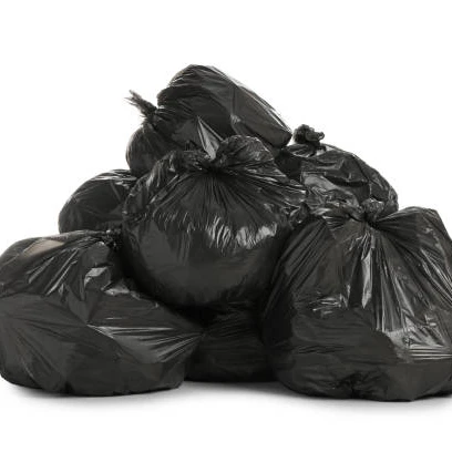 Wholesale Supply PE Kitchen Star Sealed Garbage Bag Biodegradable Disposable Plastic Trash Bags in Roll at Low Price