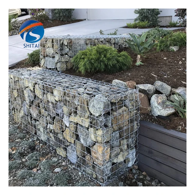 hot selling metal galvanized rock protection gabion basket anti rust gabion box welded stone filled gabion for decoration