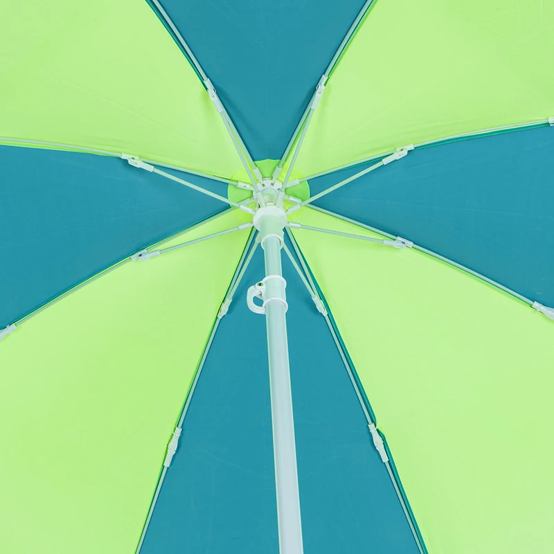 Good quality 4 part replacement umbrella pole small sunbrella beach umbrella 1.6m polyester fabric sun parasols