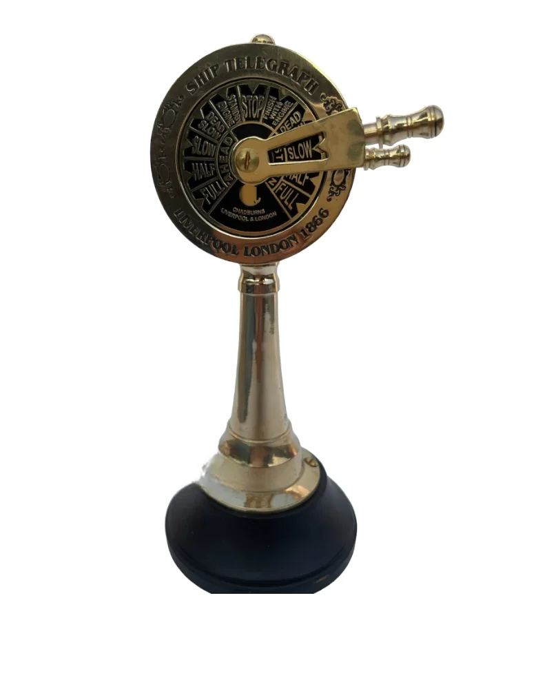 Modern Style Collectible Marine Brass Telegraph Nautical Designer Metal Crafts Pen Holder in Low Moq Price for Decor Perpose