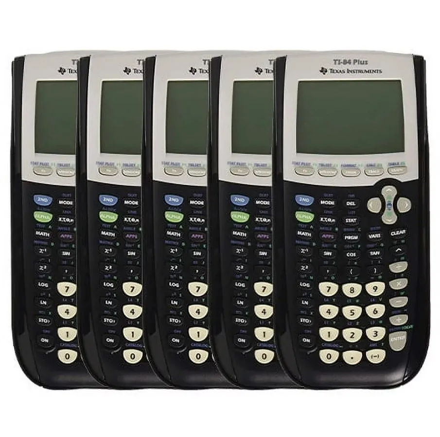 Bulk Supply of Texas Instruments TI-84 Plus Graphings Calculator Black With 1 Year Warranty in Box