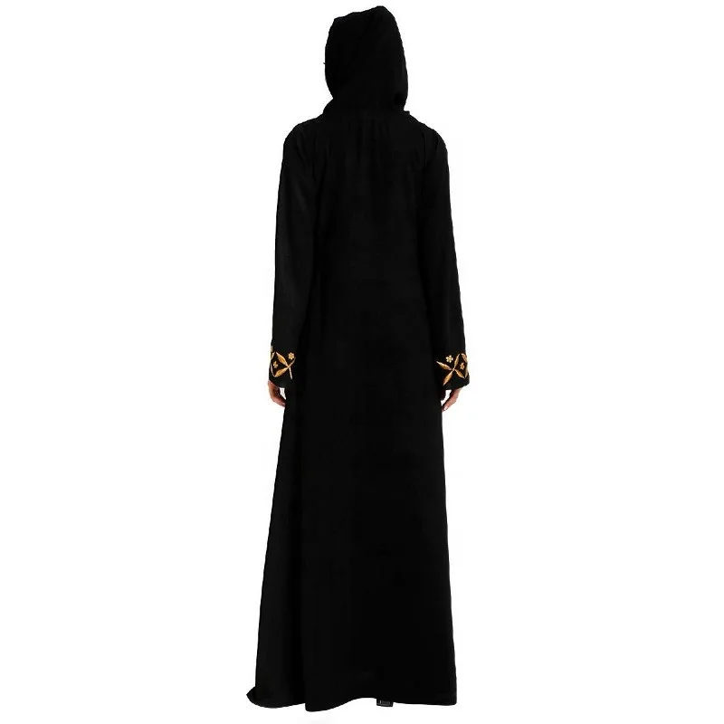 Plus Size Solid Color Saudi Turkish Dubai Elegant Kaftan Slik Dress Islamic Clothing Abaya Women Muslim Dresses