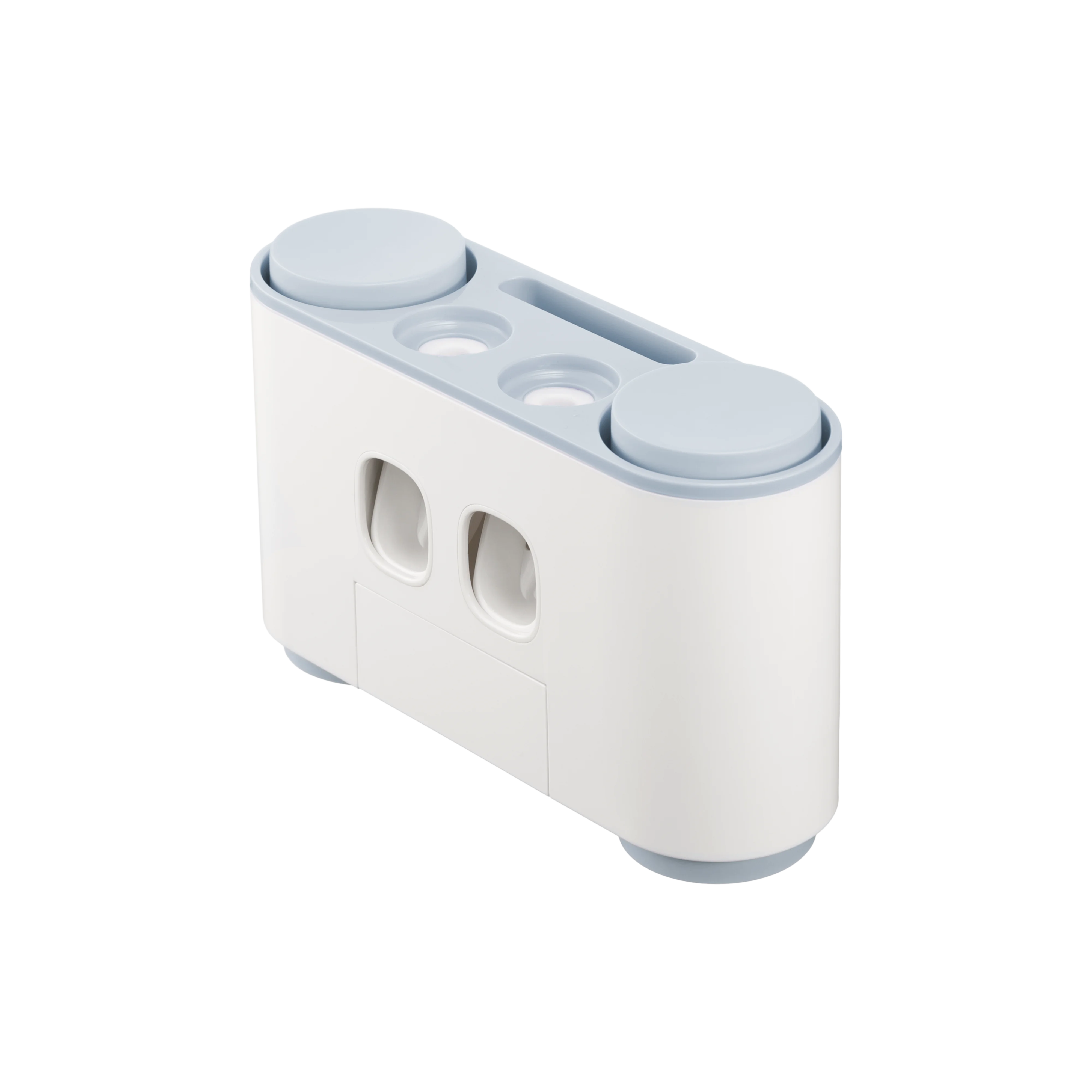 Magnetic Wall Mounted Toothbrush Holder Set with 4 Cups and Adhesive No Drilling Water-Draining Design PP Plastic made Vietnam