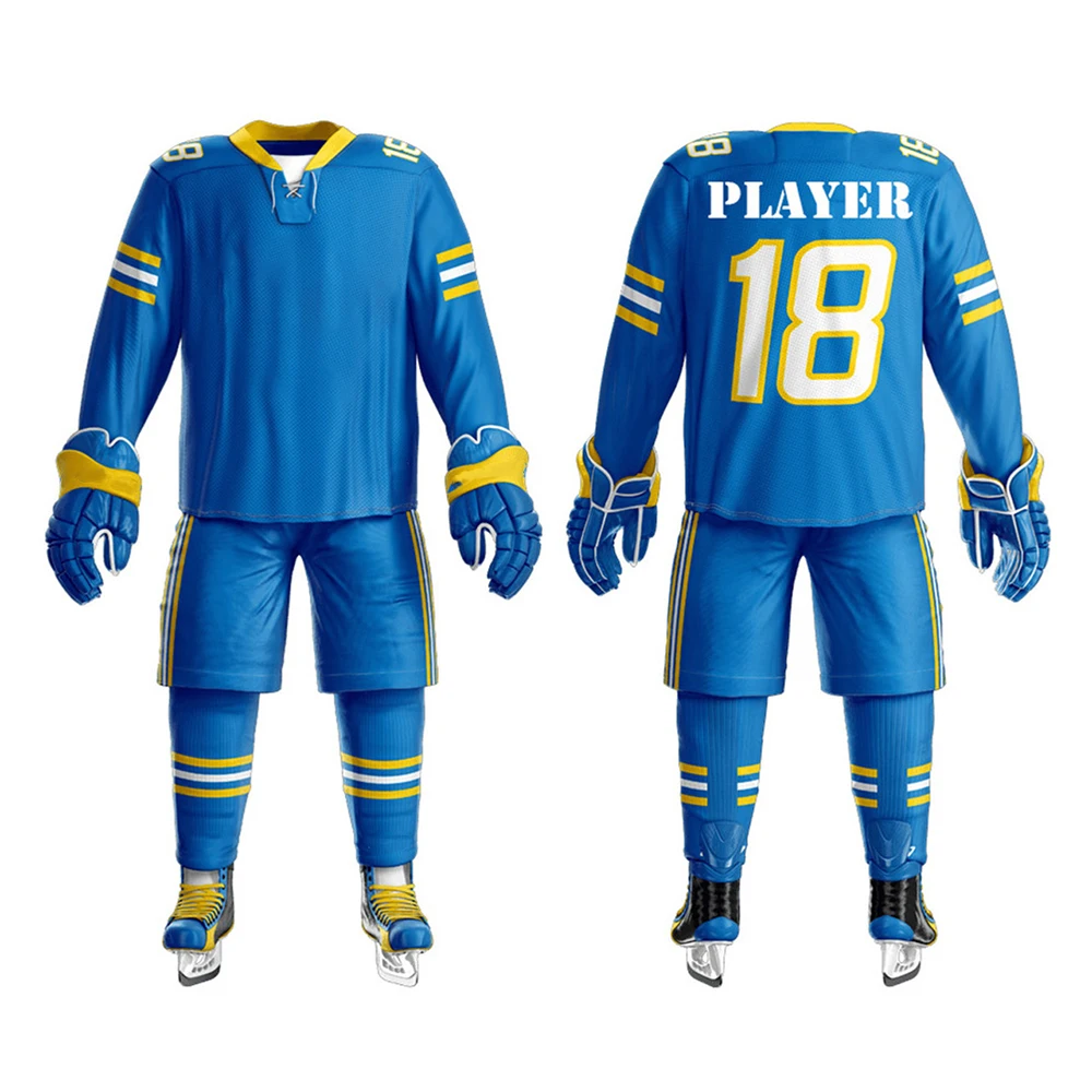 Super Selling Products Winter Ice Hockey Uniform Ice Hockey Full Custom Ice Hockey Uniform Set