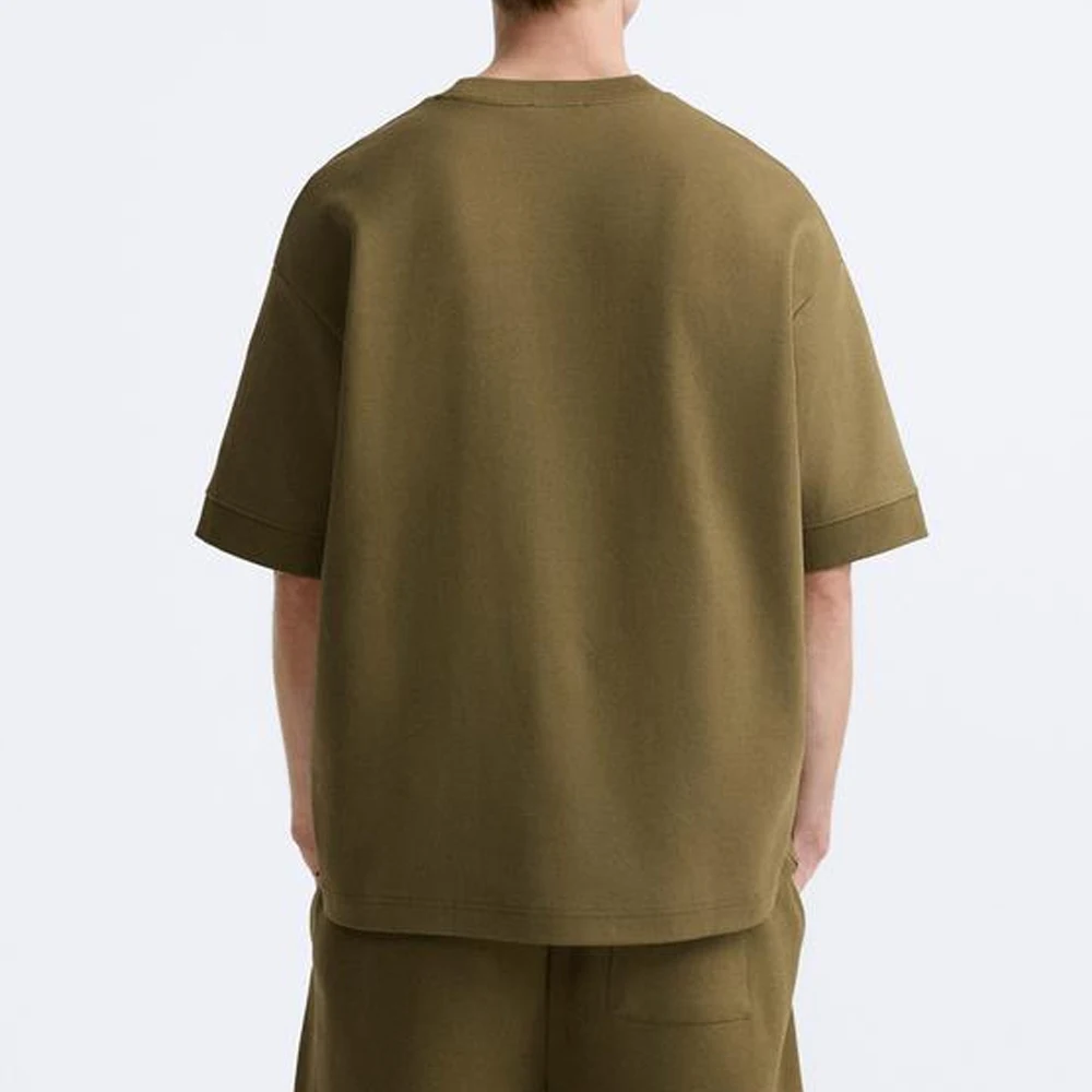 Summer New Wholesale Clothing Gym Short Set Men Street Wear Solid Summer Set T-shirt And Shorts Set For Men