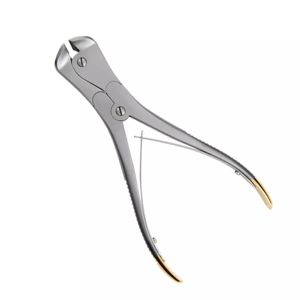 Orthopedic Cutter Forceps for Small Kirschner Wires Gold Plated Orthopedics Bone Instruments Orthopedic Trauma Surgery