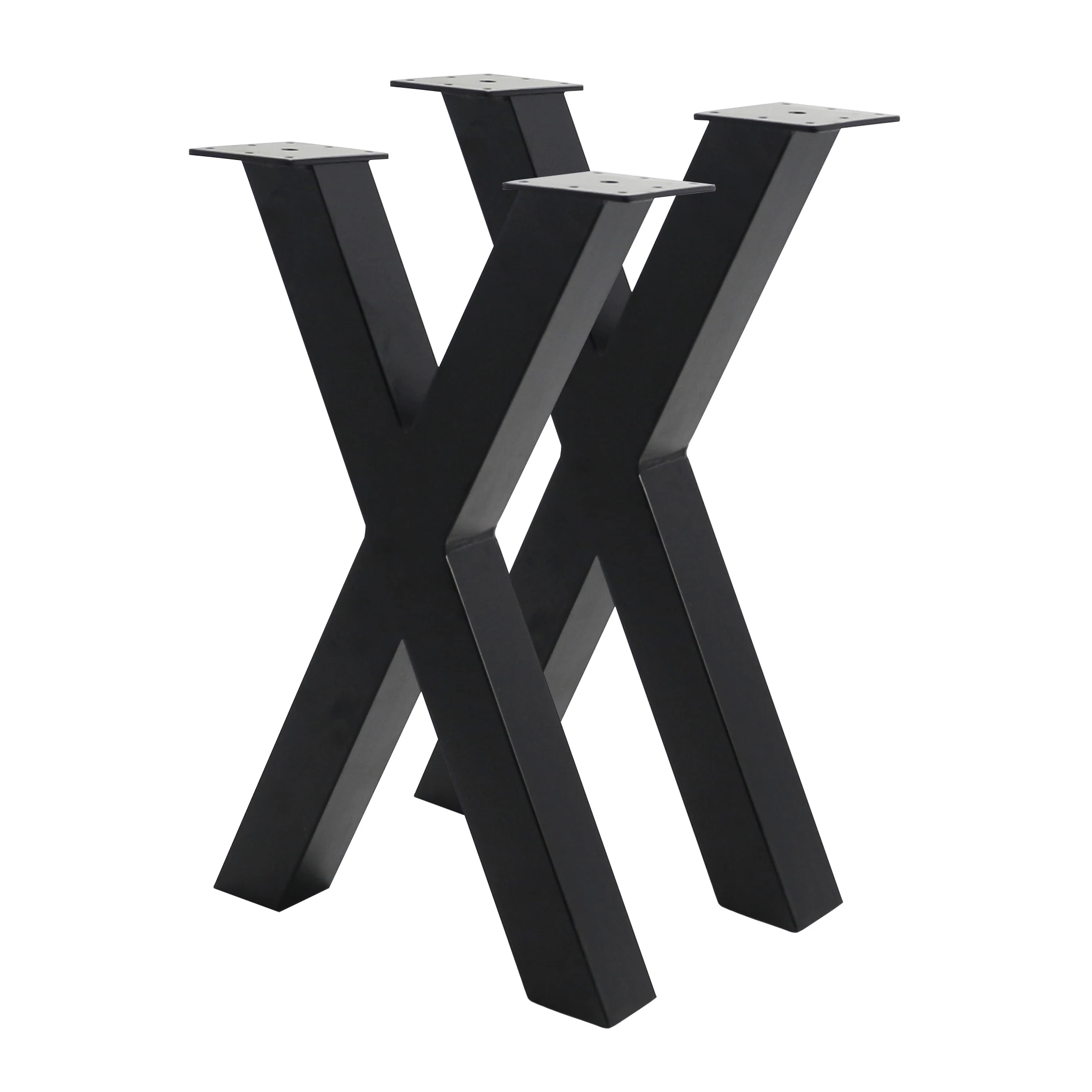 Industrial Metal Iron Bar Home Desk A Shape Leg Coffee Table Foot Frame Support Conference Furniture Leg