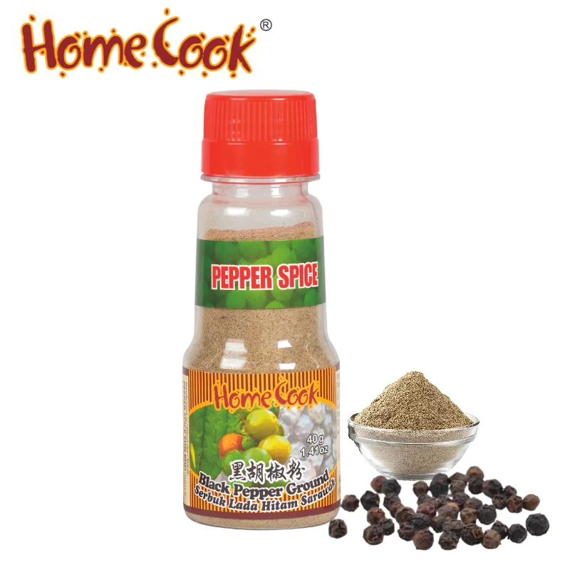 Latest Top Picks Black Pepper Powder 40g Best Price Top Manufacturer Pure Black Pepper Ground For Salad Dressings Hot Spices
