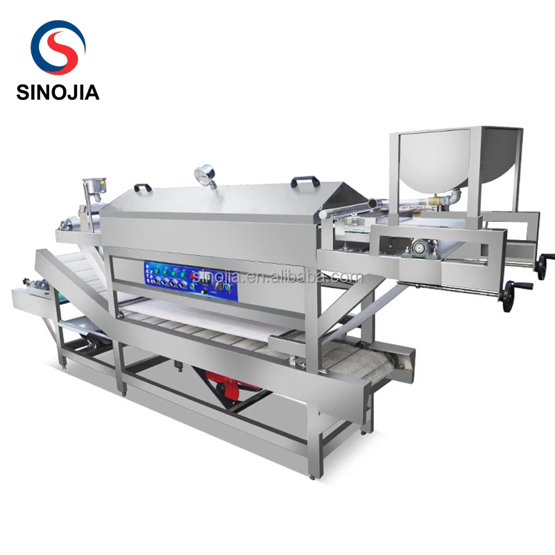 Full Automatic Rice Noodle Machine / Cold Skin Making Machine / Steam Rice Noodles Making Machine