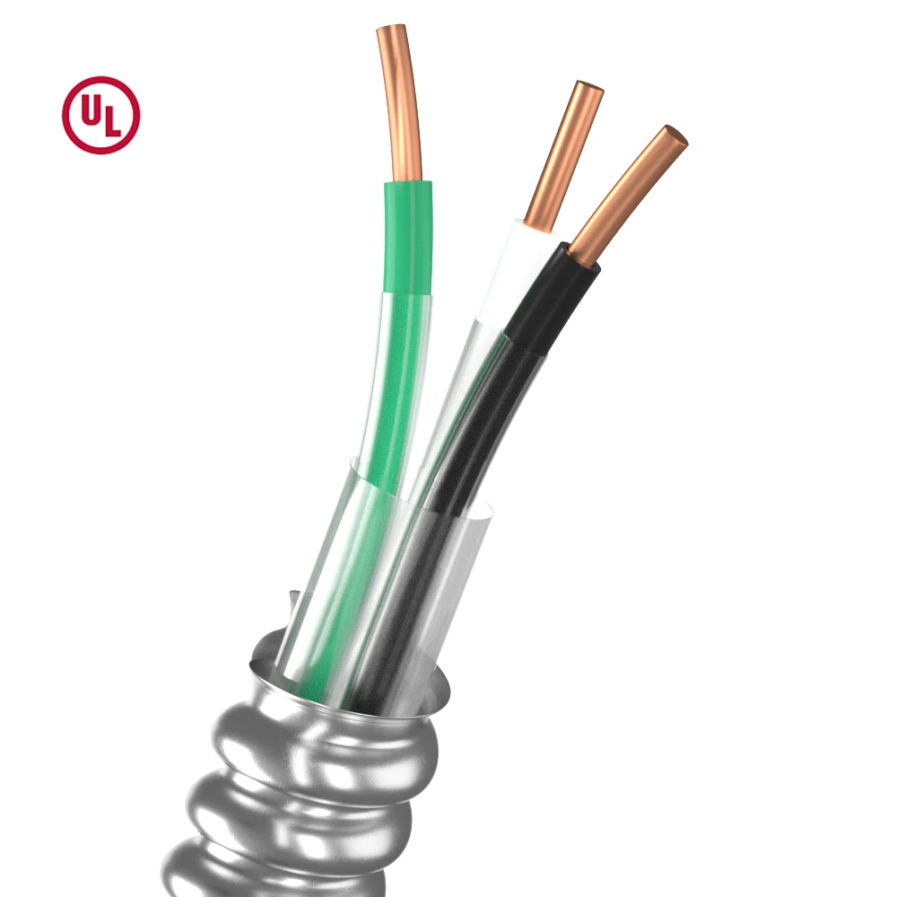 OEM 4AWG 8AWG 10AWG 12AWG 14AWG 16AWG Nylon Jacket THWN THHN Aluminum Interlocked Armored Stranded Metal Clad MC UL Cable