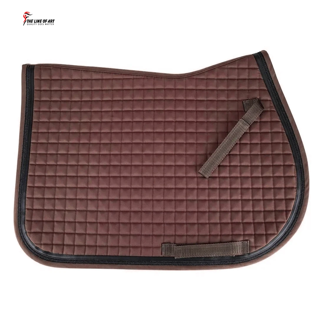 Wholesale Equestrian Suppliers Competition half Saddle Blanket Dressage Saddle Pad Cloth