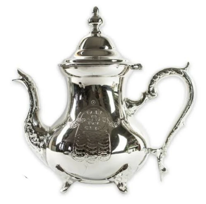 High Quality Brass Cast Tea And Coffee Pot Indian Handicrafts Table Decorative Metal Teapot