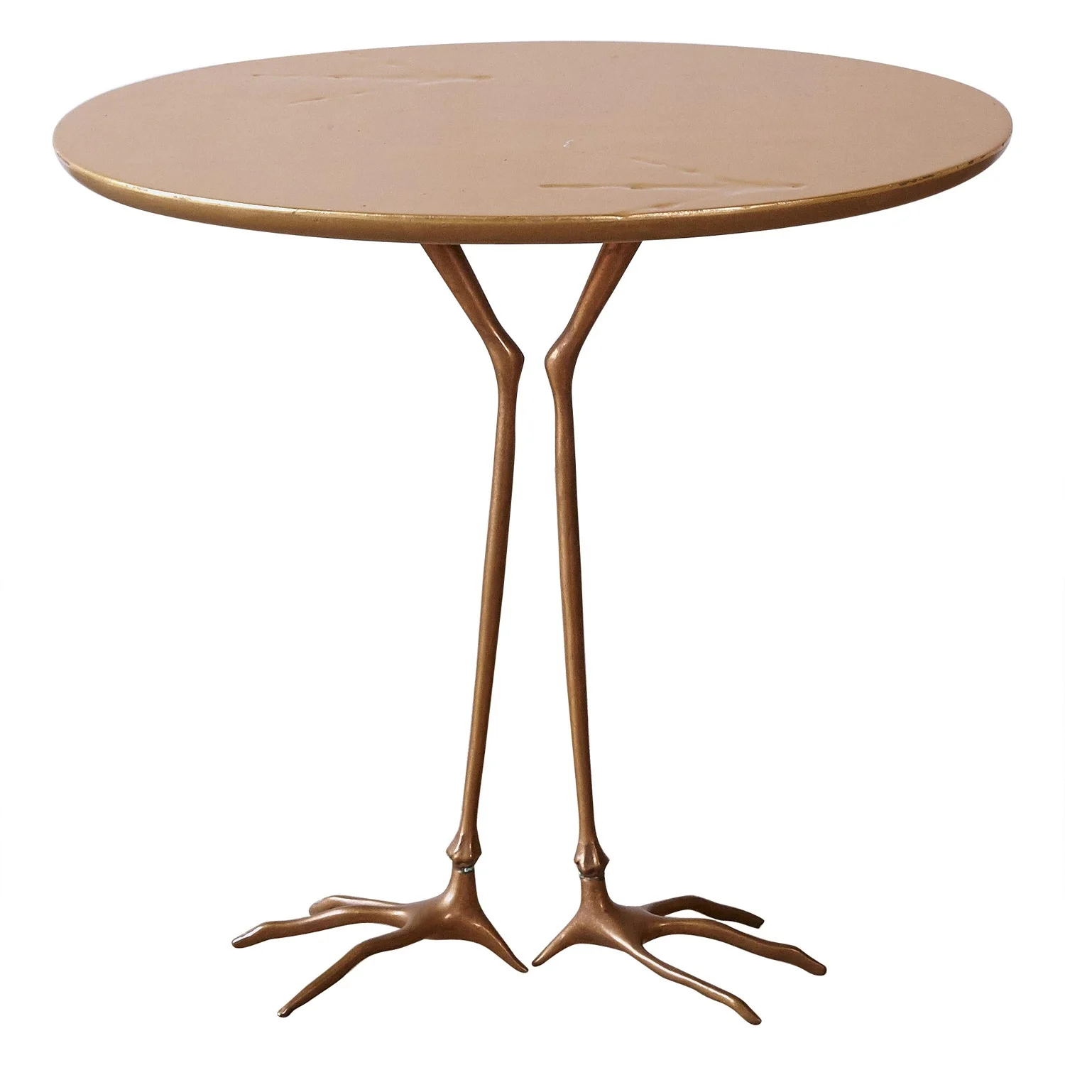 High Quality Contemporary Low Price Metal and Wooden Original Early Production Accent Table