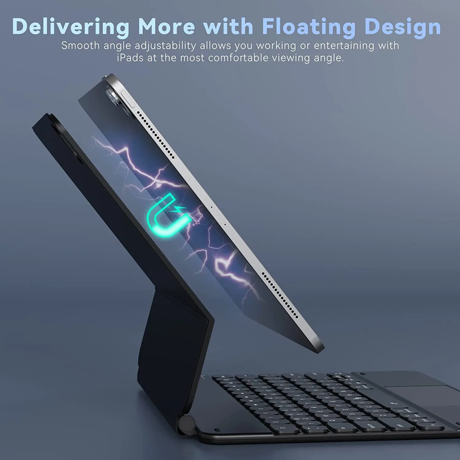 Amazon Top Seller Premium Compact Feel Laptop Multimedia Low Key German iPad Air 4 Keyboard Case For Ipad 11.9 and 10 Inch