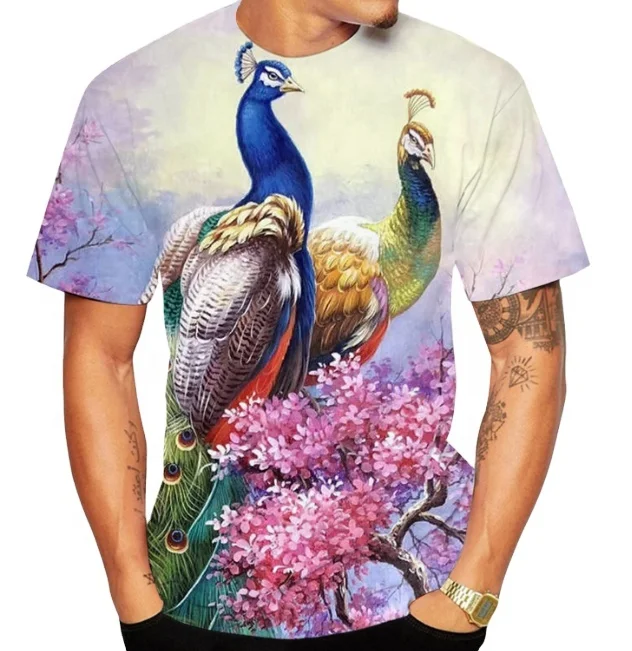 new wholesale high quality Custom 3d embossed print oversized t shirt printing crew neck men t-shirts manufacturers tshirt
