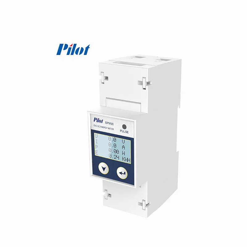 PILOT SPM90 Power Meter Modbus RS485 power quality analysis single phase 110 120 220 230v DC smart meter low voltage inverter