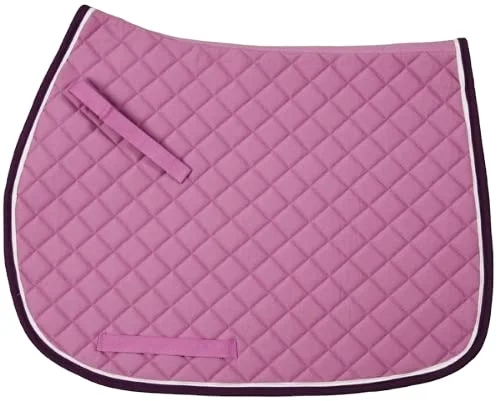 Jump Cut Satin Saddle Pad Hot Pink  Super Horse Saddlery spine relief professional saddle pad/numnah