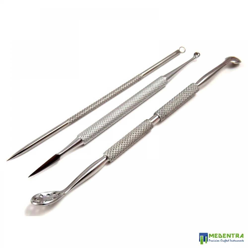 3 шт. инструменты для удаления прыщей из нержавеющей стали