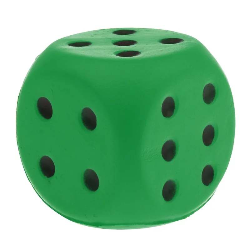 Odourless Wholesale Custom Design Soft PU Foam Dice Cube Square Foam Toy Blocks with Rounded Corners