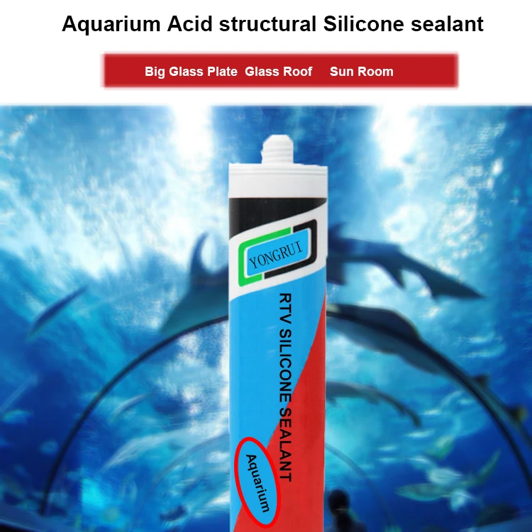 Cheap Clear 10.3-Oz Tube Aquarium Acetic Silicone Sealant  For Underwater Use
