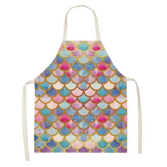 Premium Quality polyester apron with adjustable Neck Tie Black Cotton Apron Wholesale Customized Color Size Style ODM