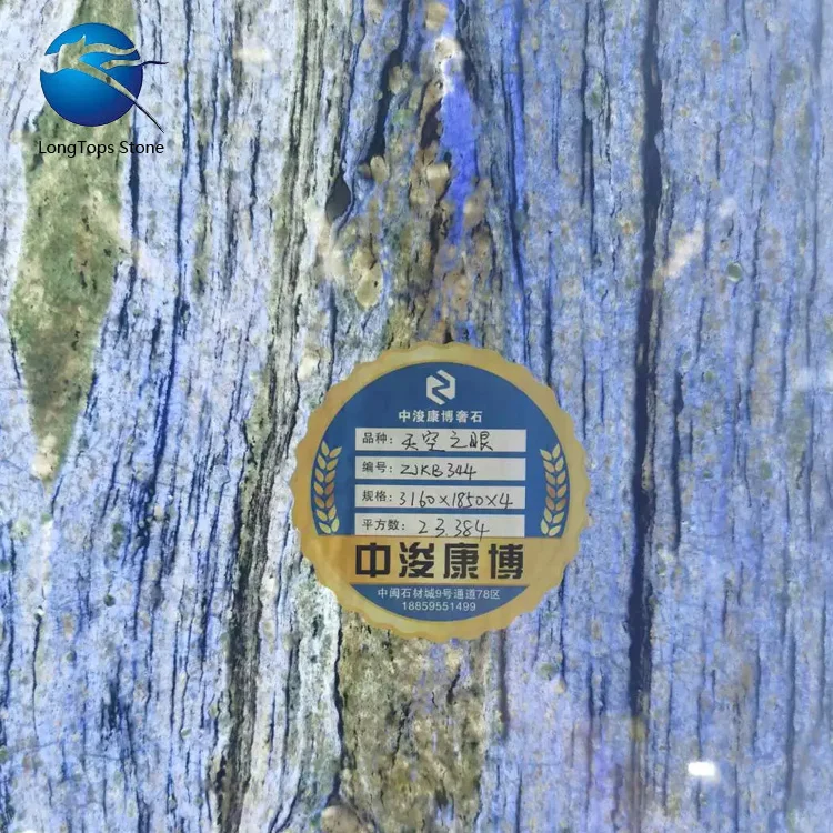 Wholesale Headstone Factory Price Natural Blue Marble Granite Monument and Tombstone