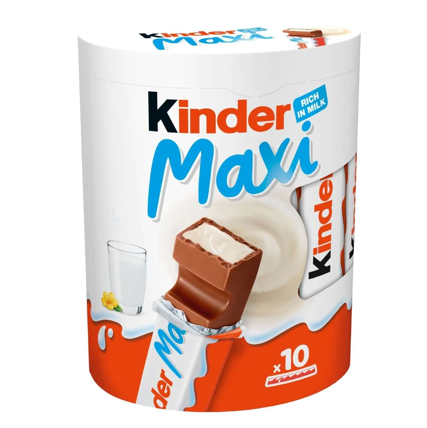 Kinder Maxi milk chocolate with milk filling 210g