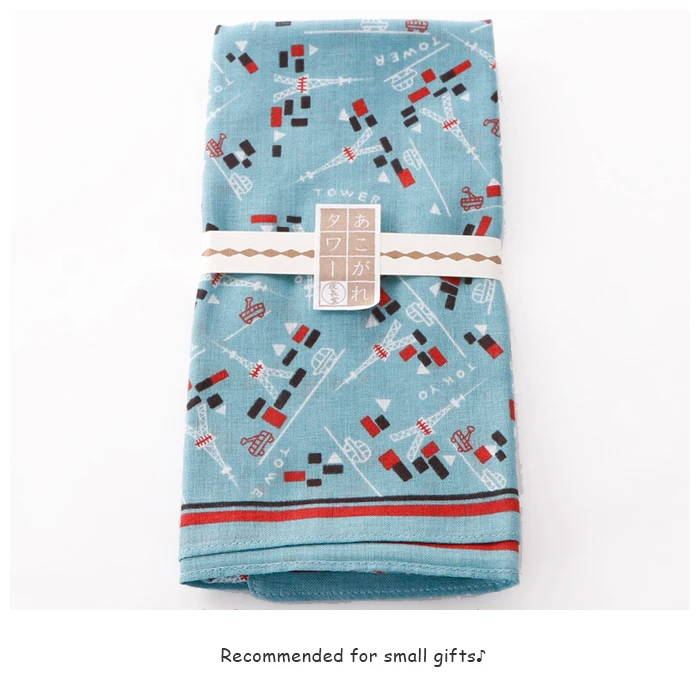 High Quality 100% Cotton 58cm x 58cm Big Square Handkerchief Made in Japan