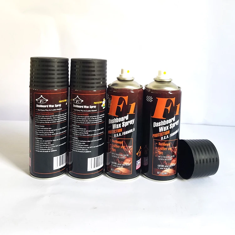 Factory Price Car Interior Dashboard Polish Spray Wax For Leather Rubber Plastic Surface Dashboard Polish Wax Cleaner Spray