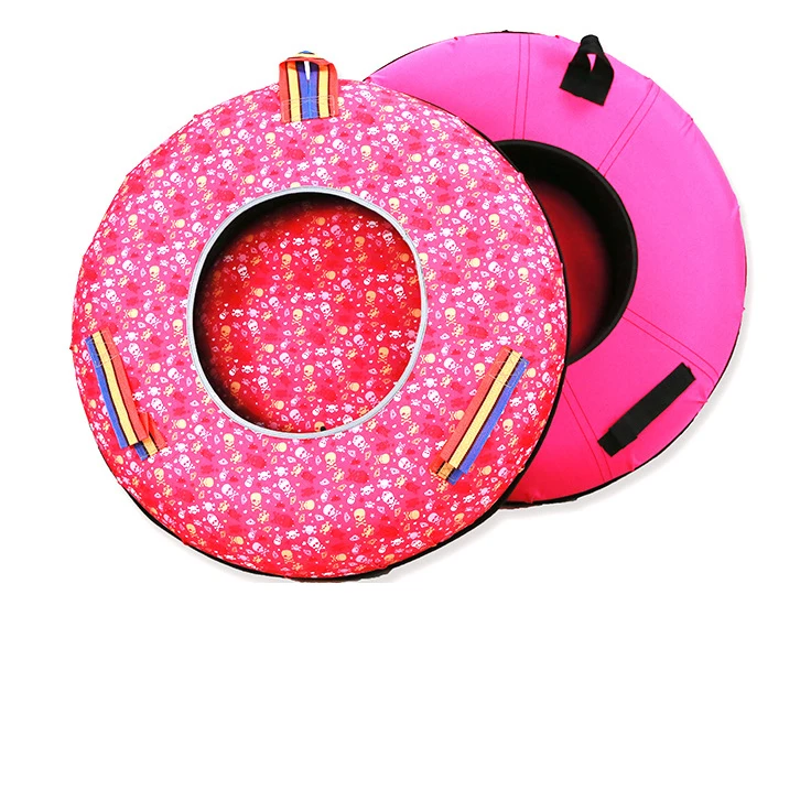 Children and adults inflatable Snow Tube heavy duty with handle and bottom