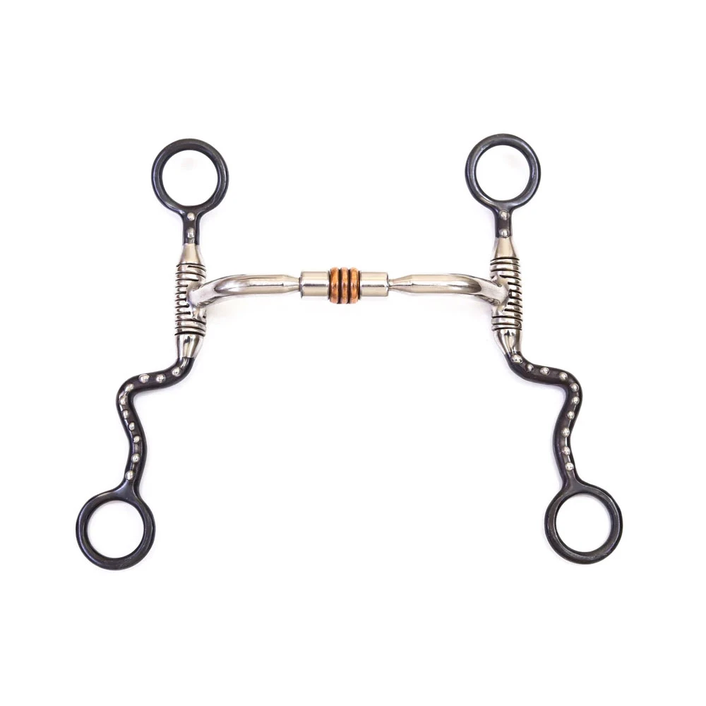 Wholesale Custom Stainless Steel Training Horse Racing Western Silver Bits Best Quality Horse Riding Silver Dotted Bits OEM ODM