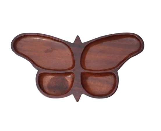Serving Platter for Snacks Set Food Pizza sizzler Serving serve ware Platter for Dining Table Wooden Crockery Plate Tray
