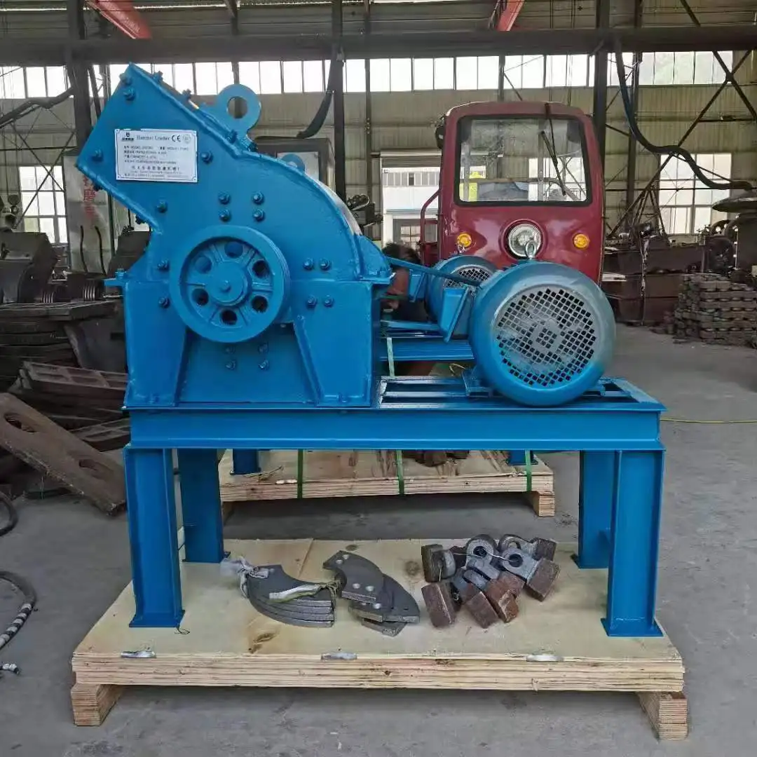 Easy install stone crushing machine mobile hammer crusher for limestone, granite, construction waste