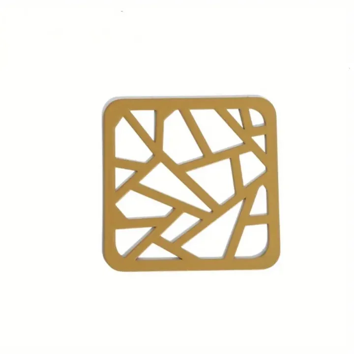 Eco-Friendly Reusable Stainless Steel Coasters for Tea Coffee and Cocktail Glasses Placements For Office Restaurants Hotel
