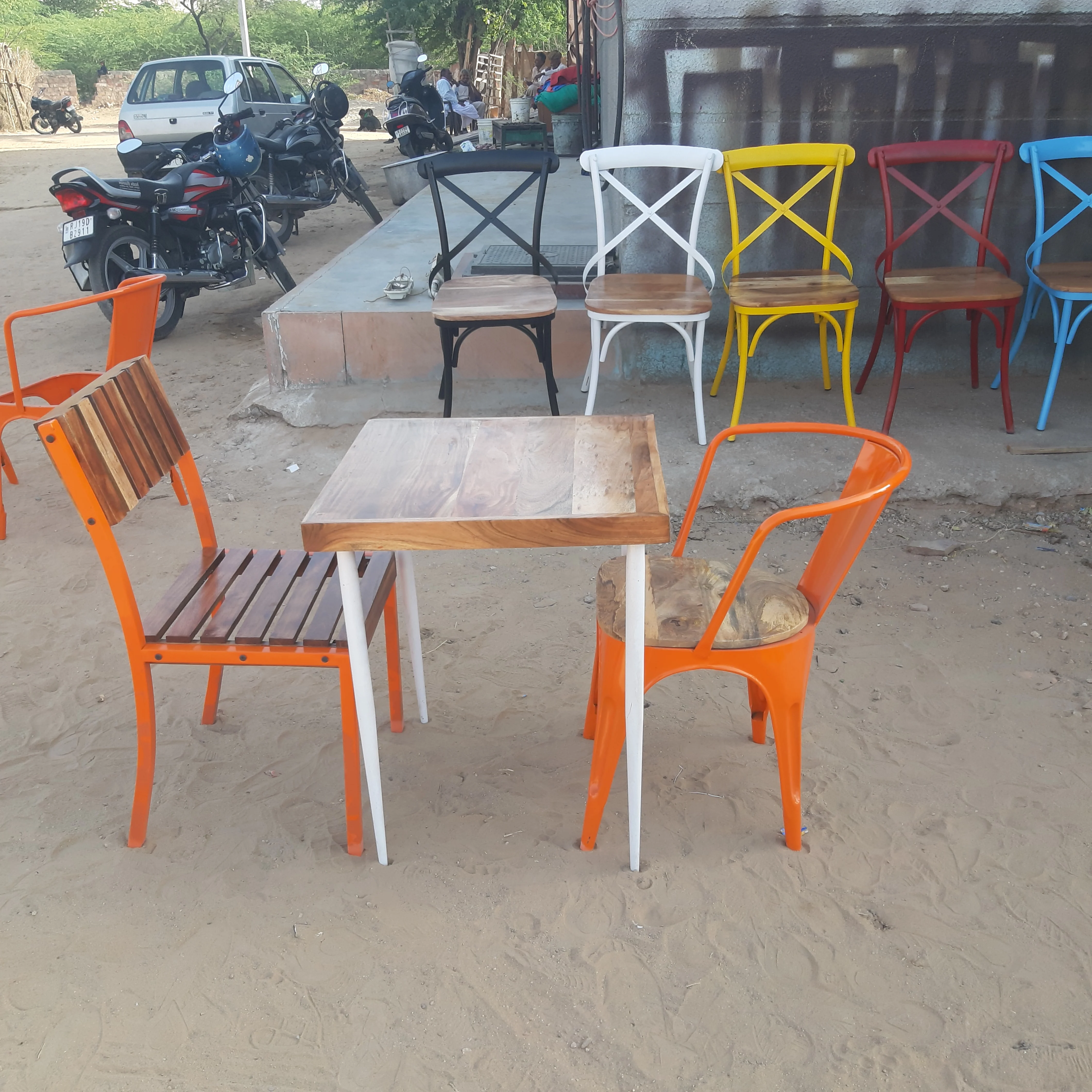 Modern Industrial Furniture for Restaurants Bars Hotels Clubs-Wood Leather Iron PU-Booth Sofas Outdoor Dining Gym Gear