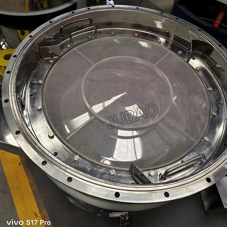 High-precision airtight sieve enclosed vibratory separator powder screening system