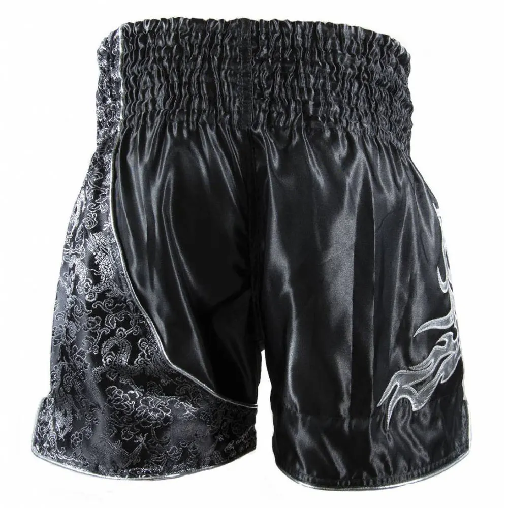 Customized Logo High Quality 100% Polyester Muay Thai Shorts For Sale / Custom OEM Design Muay Thai Shorts