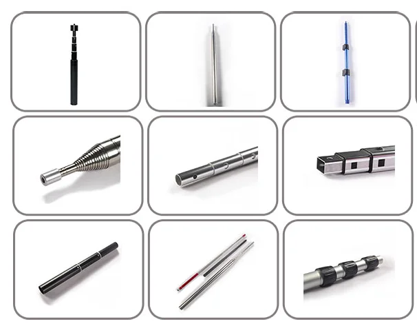 Aluminum Telescoping tubes Profile  Custom aluminum profile Extrusion  from vietnam factory