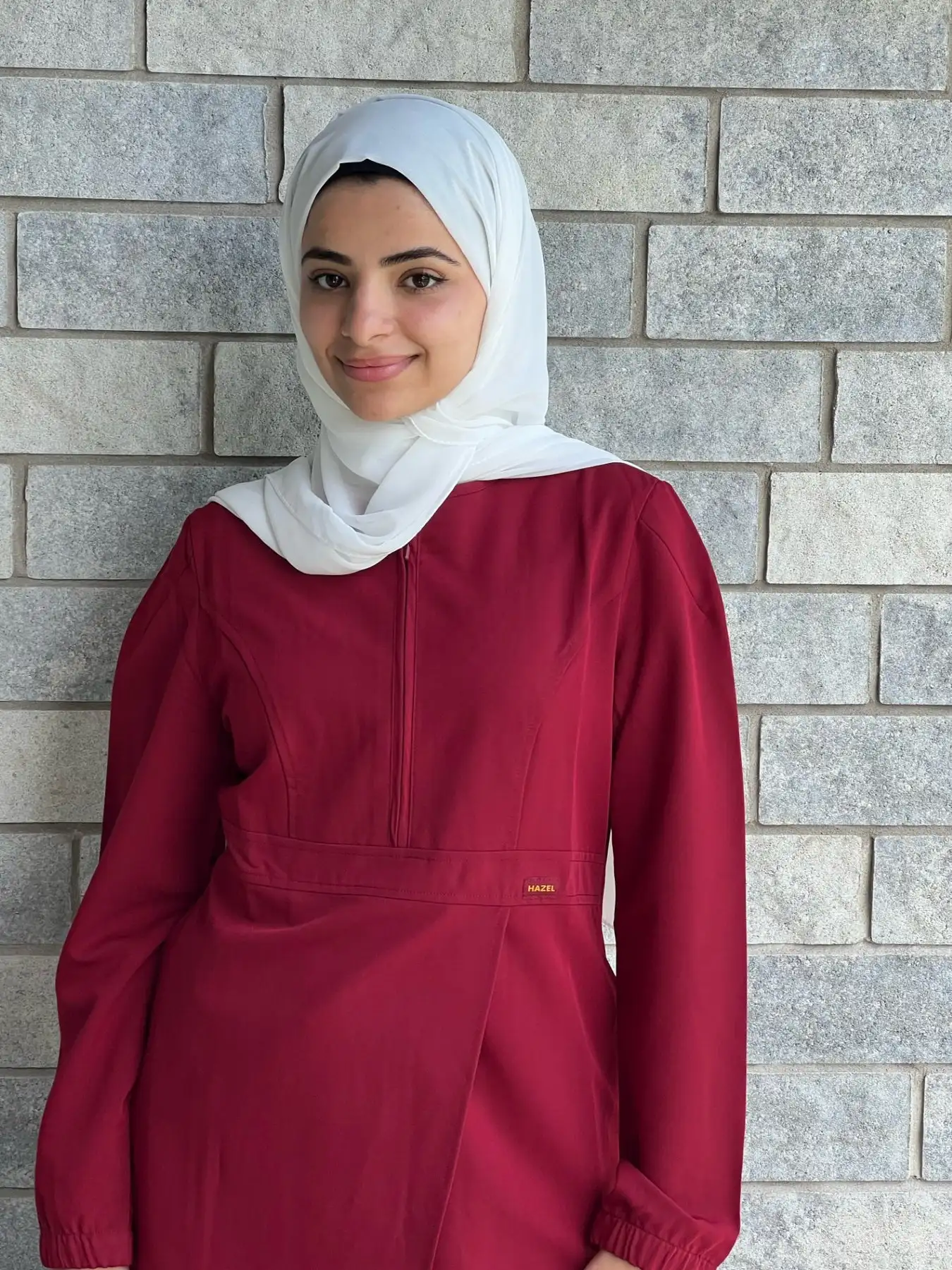 Women Plain Polyester Long Sleeve Kimono Cardigan Islamic Dubai Clothing Muslim Women 2pcs Abaya Scrubs Hospital Uniforms Sets