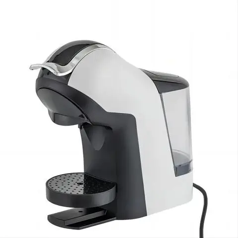 Black, White Coffee machine suitable for espresso size capsules with Touch Screen