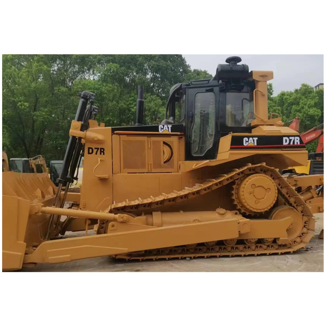 Used Caterpillar D7R track-type tractor dozer quality road construction machinery CATD7R with good performance and cheap price