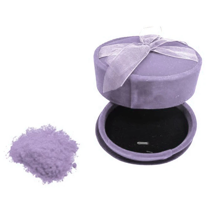 Custom Order 0.6mm 1.5D Purple Color Polyamide Flock Fiber Nylon Fiber EGP-0598 Customizable