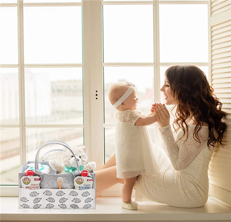 Waterproof diaper bags diaper caddy storage bag mummy storage bag with nice quality