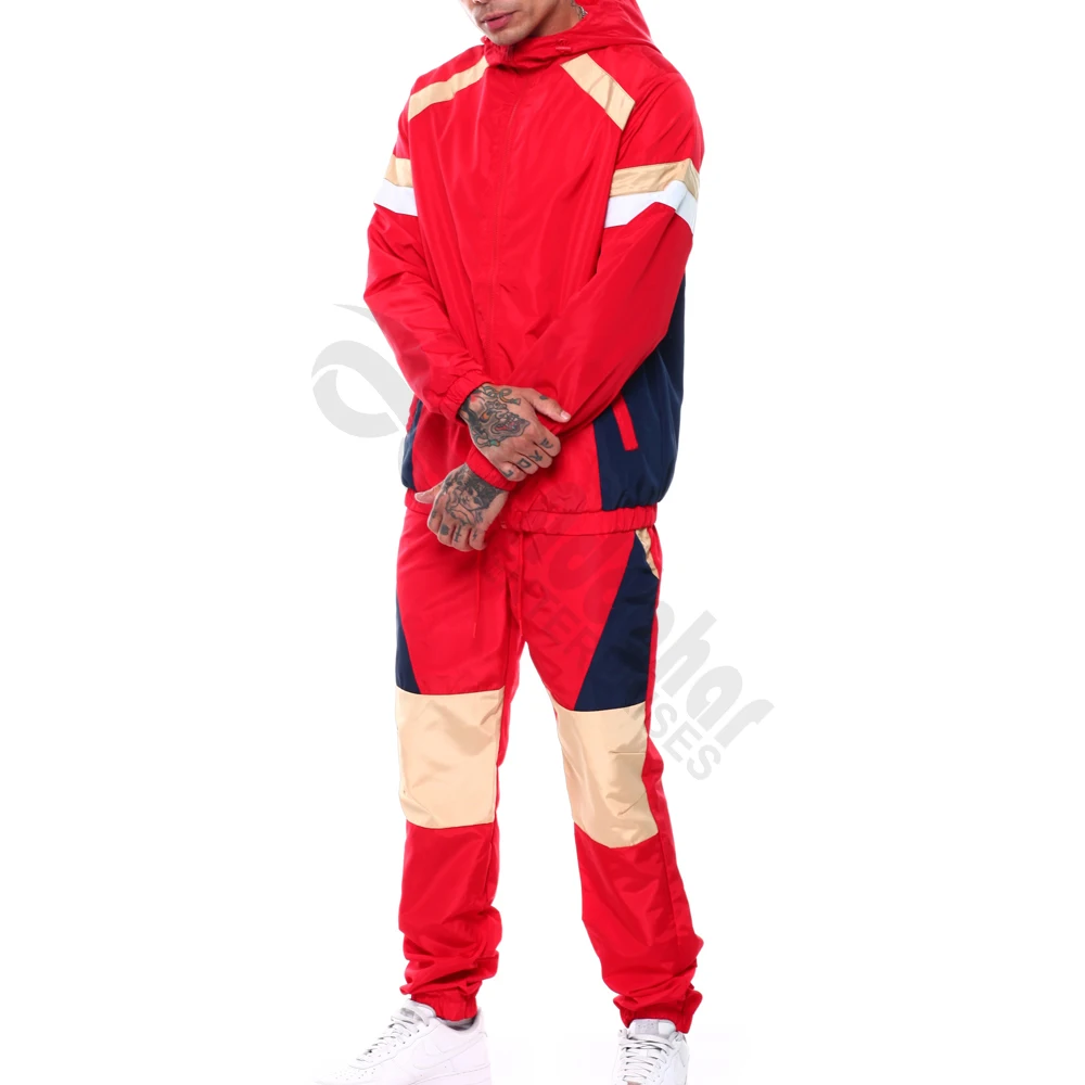 Hot Selling 2024 Windbreaker Long Set Unisex Nylon Jacket and Trouser Plus Size Windbreaker Tracksuit