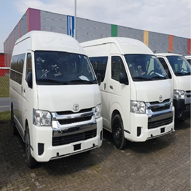 Довольно используемый 2014 для yota Hiace плоская крыша пригородного автобуса микроавтобуса автобус Макс дизельное радио