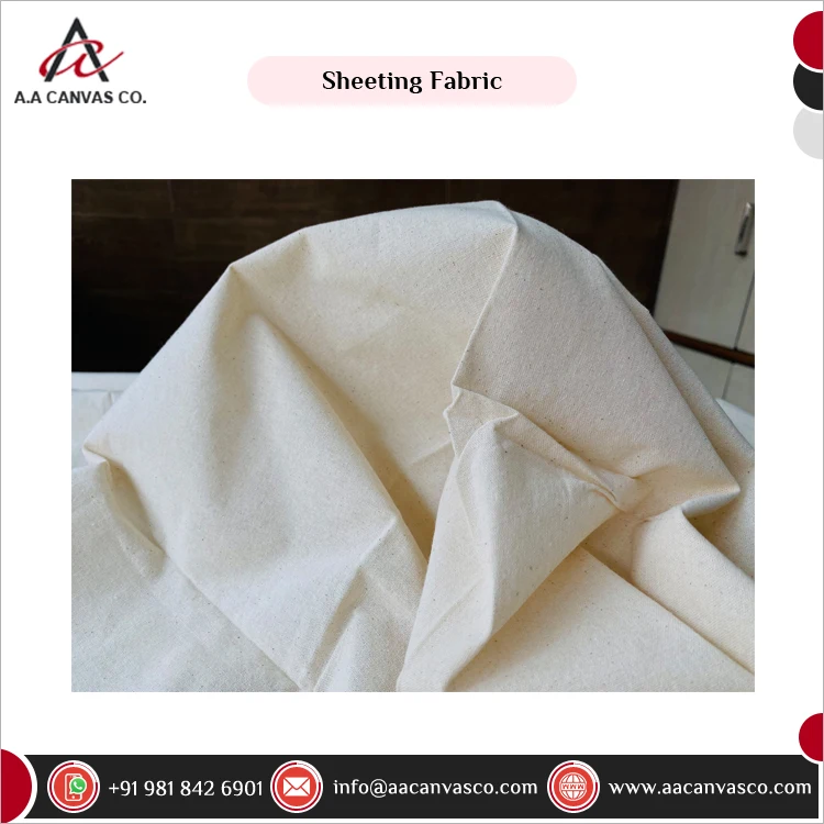 Latest Arrival Best Quality Textile Raw Material 120 gsm to 180 gsm Organic Cotton Sheeting Fabric for Bee Waxed Food Wraps